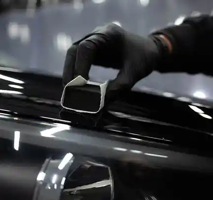 Car paint inspection before ceramic coating service