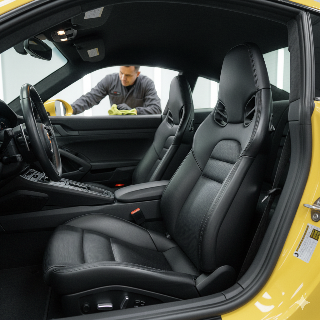 Clean, conditioned interior seats