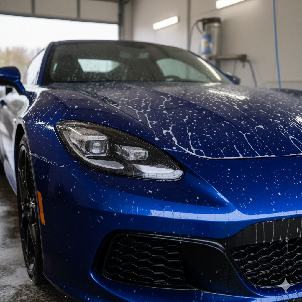 Wax or sealant application