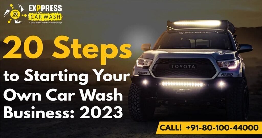 20 steps car wash